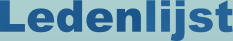 Ledenlijst